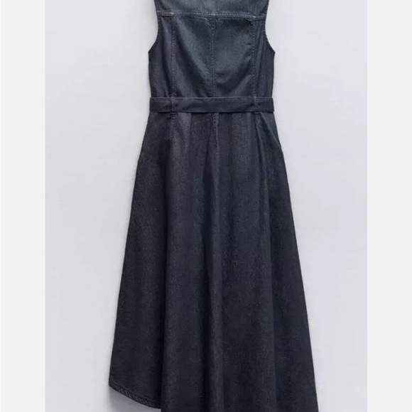 Zara Black High-Low A-Line Cocktail Dress - Picture 5 of 5